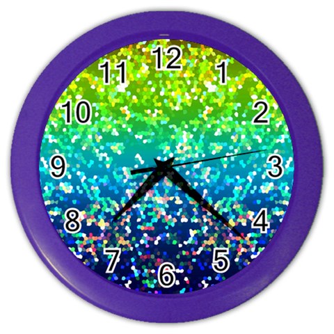 Glitter 4 Wall Clock (Color) from ArtsNow.com Front