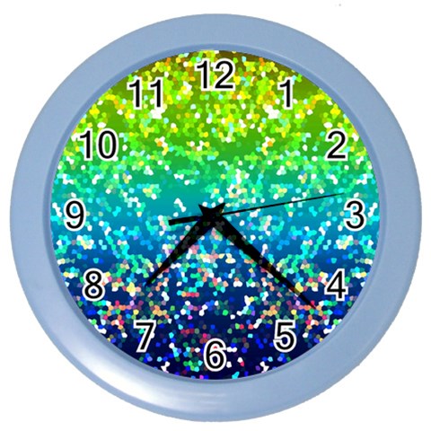 Glitter 4 Wall Clock (Color) from ArtsNow.com Front