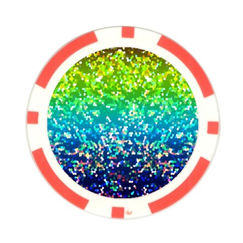 Glitter 4 Poker Chip (10 Pack) from ArtsNow.com Front