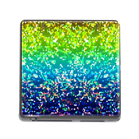 Glitter 4 Memory Card Reader with Storage (Square) from ArtsNow.com Front