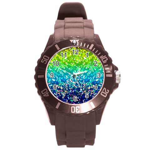 Glitter 4 Plastic Sport Watch (Large) from ArtsNow.com Front