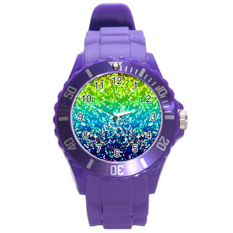 Glitter 4 Plastic Sport Watch (Large) from ArtsNow.com Front