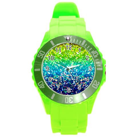 Glitter 4 Plastic Sport Watch (Large) from ArtsNow.com Front