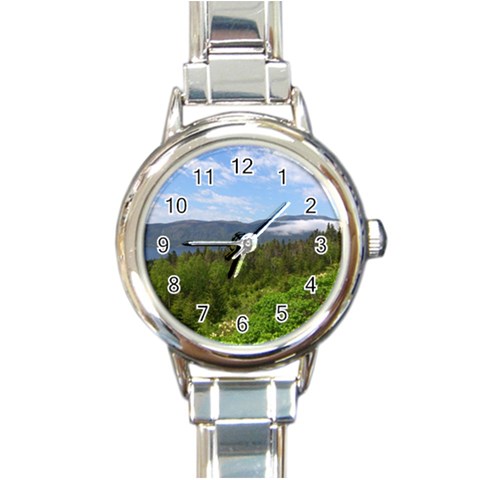 Newfoundland Round Italian Charm Watch from ArtsNow.com Front