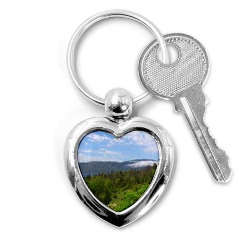 Newfoundland Key Chain (Heart) from ArtsNow.com Front