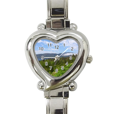 Newfoundland Heart Italian Charm Watch  from ArtsNow.com Front