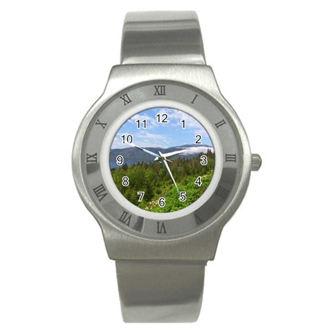 Newfoundland Stainless Steel Watch (Slim) from ArtsNow.com Front