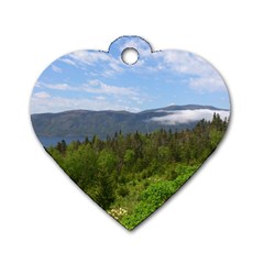 Newfoundland Dog Tag Heart (Two Sided) from ArtsNow.com Front