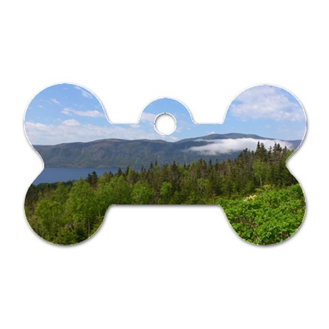 Newfoundland Dog Tag Bone (One Sided) from ArtsNow.com Front