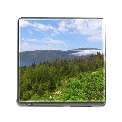 Newfoundland Memory Card Reader with Storage (Square) from ArtsNow.com Front