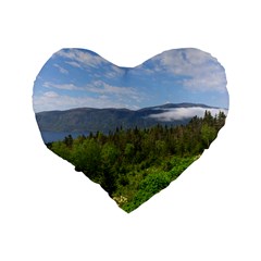 Newfoundland 16  Premium Heart Shape Cushion  from ArtsNow.com Back