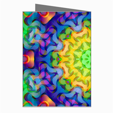 Psychedelic Abstract Greeting Card from ArtsNow.com Right