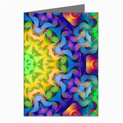 Psychedelic Abstract Greeting Card (8 Pack) from ArtsNow.com Left