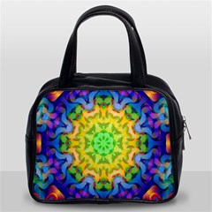 Psychedelic Abstract Classic Handbag (Two Sides) from ArtsNow.com Front