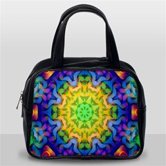 Psychedelic Abstract Classic Handbag (Two Sides) from ArtsNow.com Back