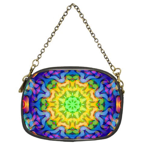 Psychedelic Abstract Chain Purse (Two Sided)  from ArtsNow.com Front