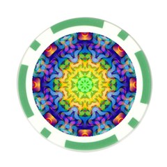 Psychedelic Abstract Poker Chip (10 Pack) from ArtsNow.com Back