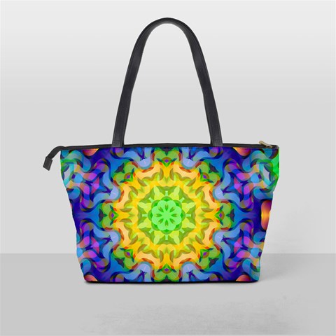 Psychedelic Abstract Large Shoulder Bag from ArtsNow.com Back