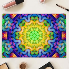 Psychedelic Abstract Cosmetic Bag (XXL) from ArtsNow.com Back