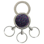 Polka Dot Sparkley Jewels 2 3-Ring Key Chain