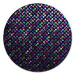 Polka Dot Sparkley Jewels 2 Magnet 5  (Round)