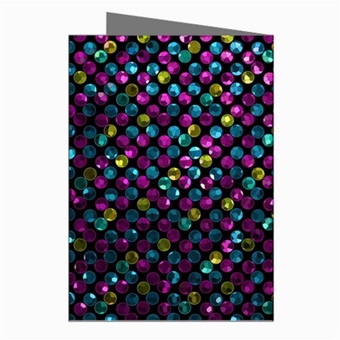 Polka Dot Sparkley Jewels 2 Greeting Card (8 Pack) from ArtsNow.com Right