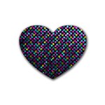 Polka Dot Sparkley Jewels 2 Drink Coasters (Heart)