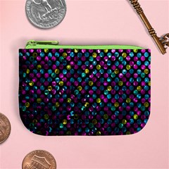 Polka Dot Sparkley Jewels 2 Coin Change Purse from ArtsNow.com Front