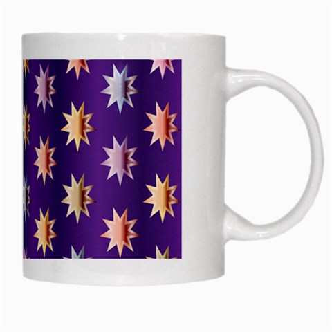 Flare Polka Dots White Coffee Mug from ArtsNow.com Right