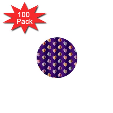 Flare Polka Dots 1  Mini Button (100 pack) from ArtsNow.com Front