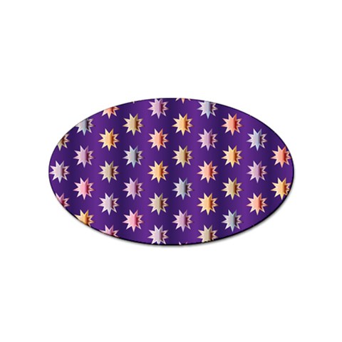 Flare Polka Dots Sticker (Oval) from ArtsNow.com Front