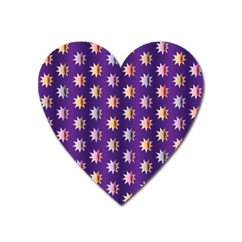 Flare Polka Dots Magnet (Heart) from ArtsNow.com Front