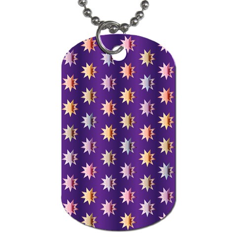 Flare Polka Dots Dog Tag (One Sided) from ArtsNow.com Front