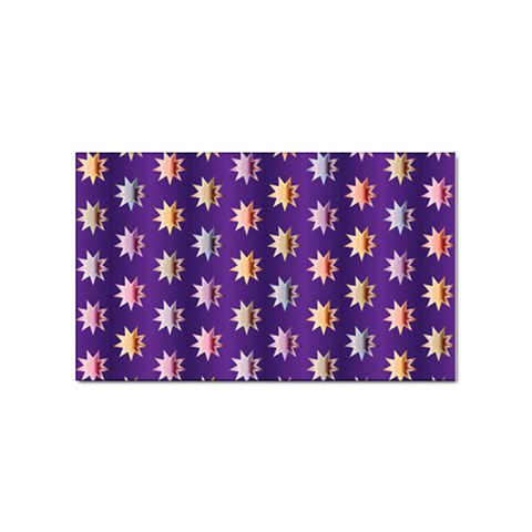 Flare Polka Dots Sticker 10 Pack (Rectangle) from ArtsNow.com Front