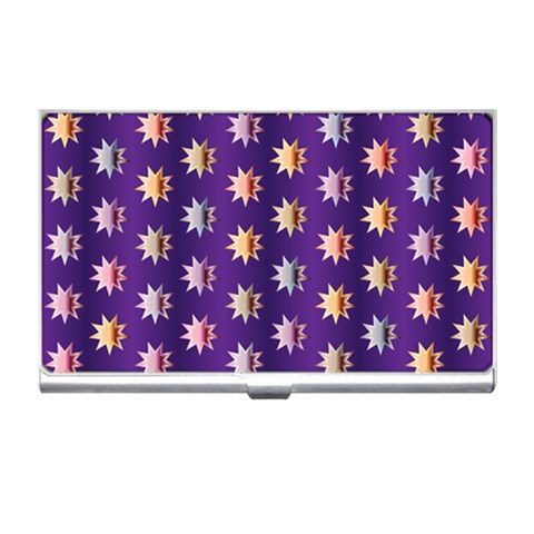 Flare Polka Dots Business Card Holder from ArtsNow.com Front