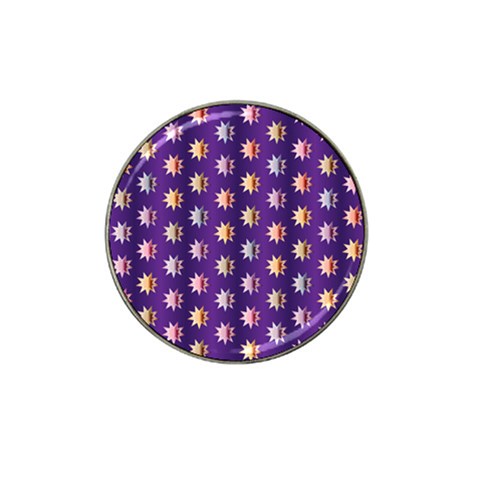 Flare Polka Dots Golf Ball Marker (for Hat Clip) from ArtsNow.com Front