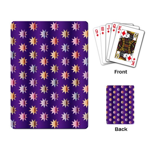 Flare Polka Dots Playing Cards Single Design from ArtsNow.com Back