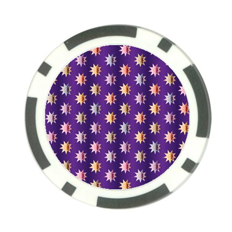 Flare Polka Dots Poker Chip from ArtsNow.com Front