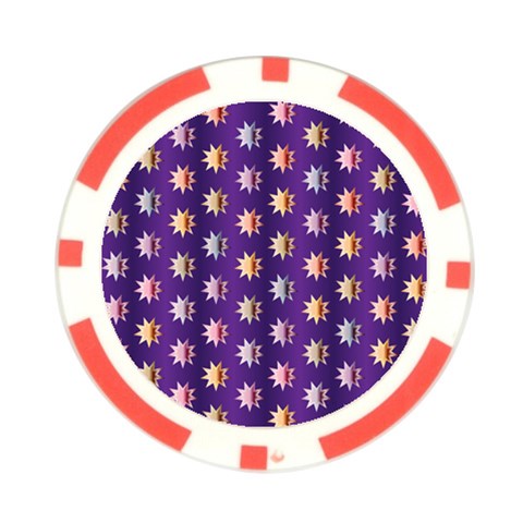 Flare Polka Dots Poker Chip from ArtsNow.com Front