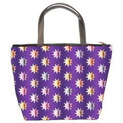 Flare Polka Dots Bucket Handbag from ArtsNow.com Back