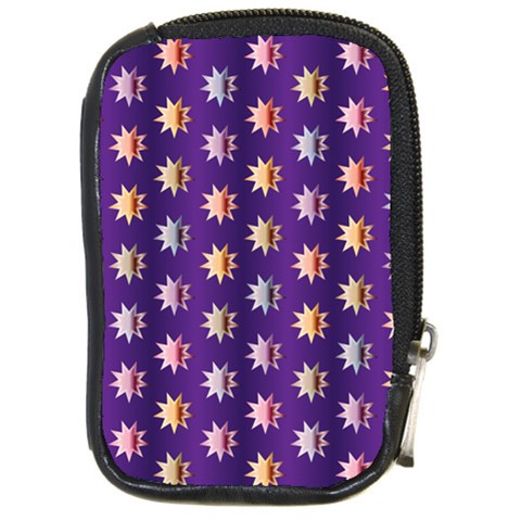 Flare Polka Dots Compact Camera Leather Case from ArtsNow.com Front