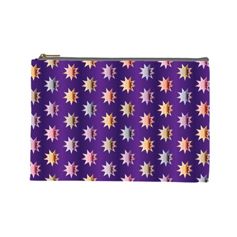 Flare Polka Dots Cosmetic Bag (Large) from ArtsNow.com Front