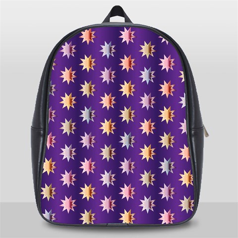 Flare Polka Dots School Bag (Large) from ArtsNow.com Front