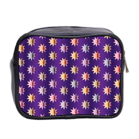 Flare Polka Dots Mini Travel Toiletry Bag (Two Sides) from ArtsNow.com Back