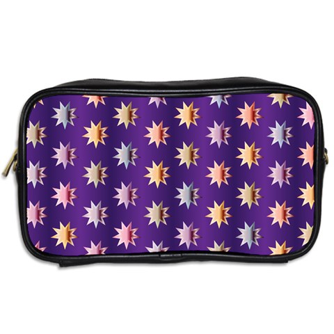 Flare Polka Dots Travel Toiletry Bag (Two Sides) from ArtsNow.com Back