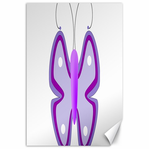 Cute Awareness Butterfly Canvas 24  x 36  (Unframed) from ArtsNow.com 23.35 x34.74  Canvas - 1