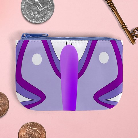 Cute Awareness Butterfly Coin Change Purse from ArtsNow.com Front