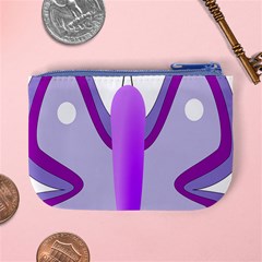 Cute Awareness Butterfly Coin Change Purse from ArtsNow.com Back