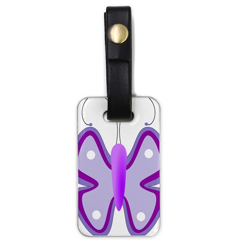 Cute Awareness Butterfly Luggage Tag (One Side) from ArtsNow.com Front