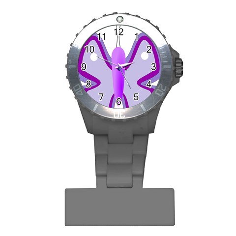 Cute Awareness Butterfly Nurses Watch from ArtsNow.com Front